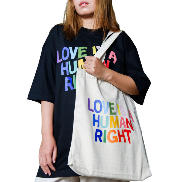 Love is A Human Rights Tote Bag