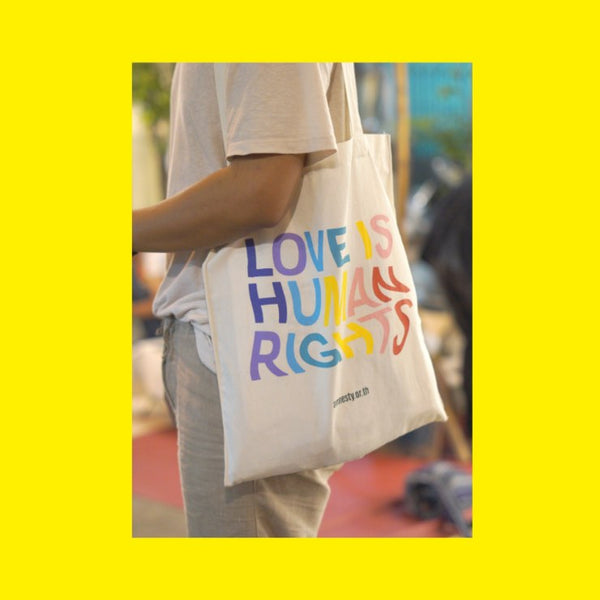 Love is Human Rights Tote Bag